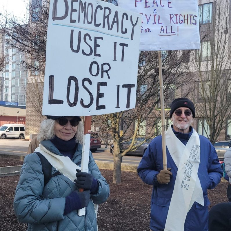 Indivisible Protestors